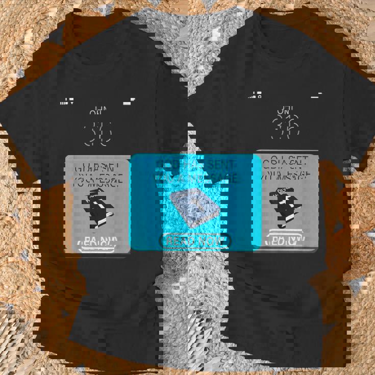 God Hased You A Message – 今すぐ読む Tシャツ 高齢者への贈り物 God Hased You A Message – 今すぐ読む Tシャツ 高齢者への贈り物