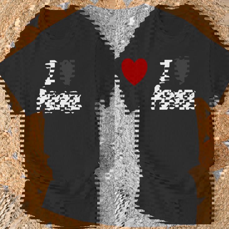 I Heart 愛 Pekpek フィリピンタガログ語 フィリピン フィリピン人 長袖tシャツ Tシャツ 高齢者への贈り物