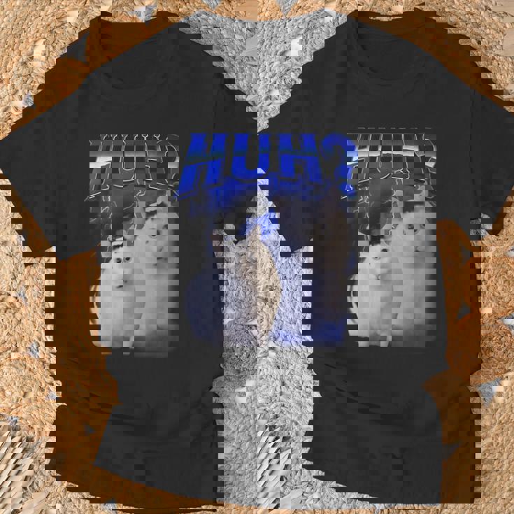 Huh ファニーダンクキャットミーム 女性&男性向け ヒンジなし グーフィーキャット Tシャツ 高齢者への贈り物
