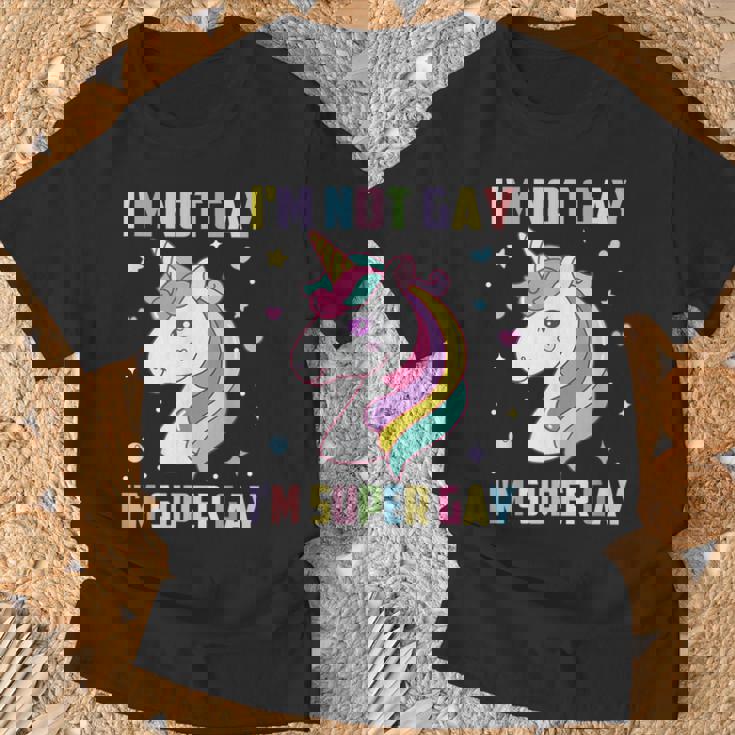 I'm Not Gay I'muper Gay Gay Lesbianas Transgénero Lgbt Camiseta unisex Regalos para ancianos