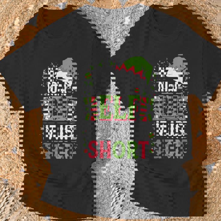 Je Neuis Pas Un Elfe Jeuis Juste Court Joyeux Noël Elfe T-Shirt Cadeaux pour les vieillards