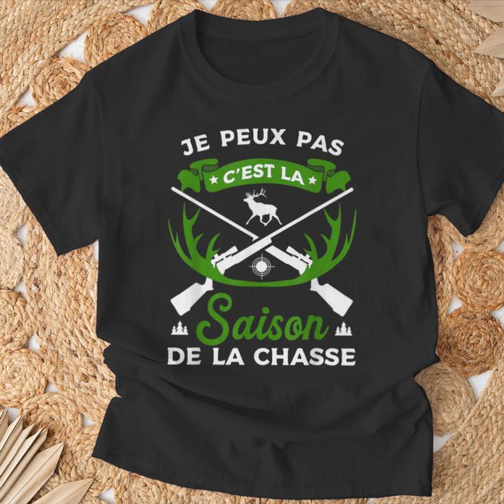 Je Peux Pas C'est Laaison De La Chasse Chasse Chasseur T-Shirt Cadeaux pour les vieillards