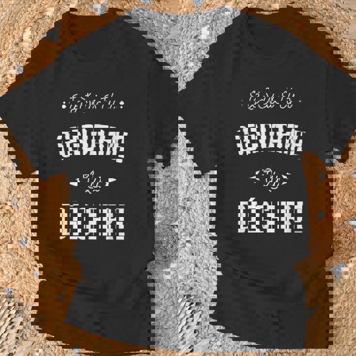 Jeuis Un Gendarme Qui Déchire Idée Cadeau Rigolo Gendarme T-Shirt Cadeaux pour les vieillards