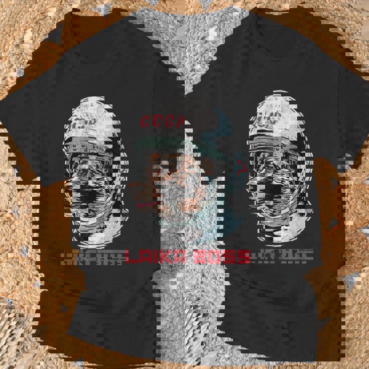 Laika Boss ヴィンテージ Cccp ソビエトロシアソ連宇宙犬 Tシャツ 高齢者への贈り物