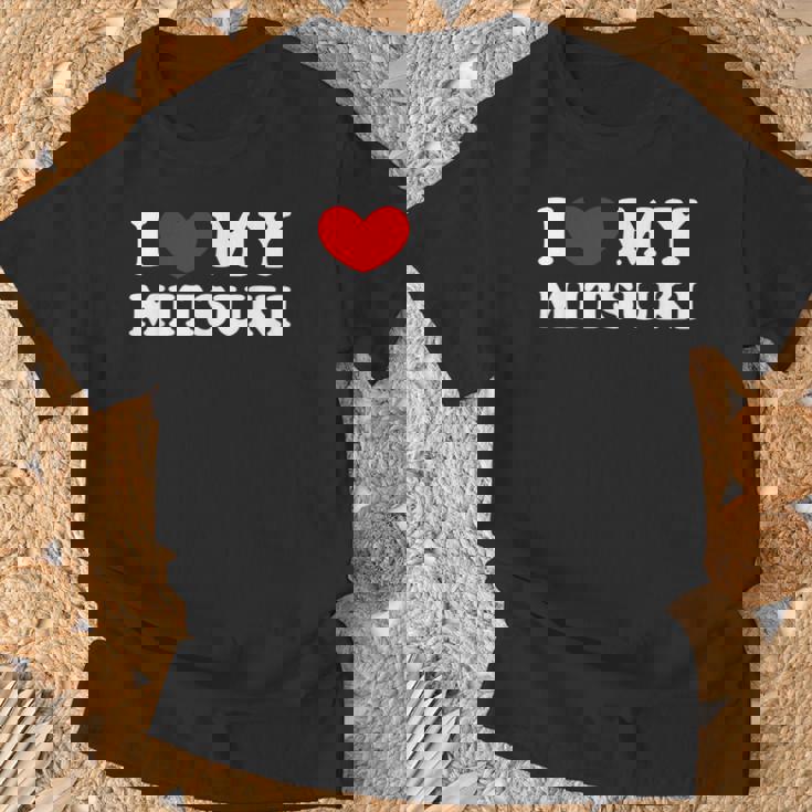 I Love My Mitsuki 私は私のミツキが大好きで、私は私のミツキが大好きです Tシャツ 高齢者への贈り物