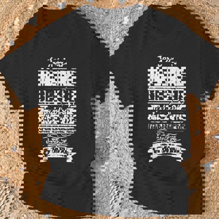 Maire Bienur Jeuis T-Shirt Cadeaux pour les vieillards