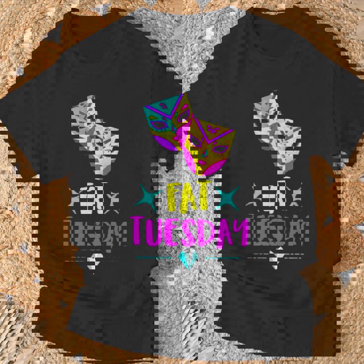 Martes Gordo Máscara Camisa Mardi Gras Para Hombre Camisa Mardi Gras Máscara Mardi Gras Camiseta unisex Regalos para ancianos