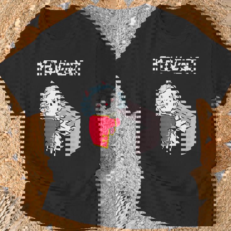 Meowzart Pianista Pianista Amante De La Música Clásica Camiseta unisex Regalos para ancianos