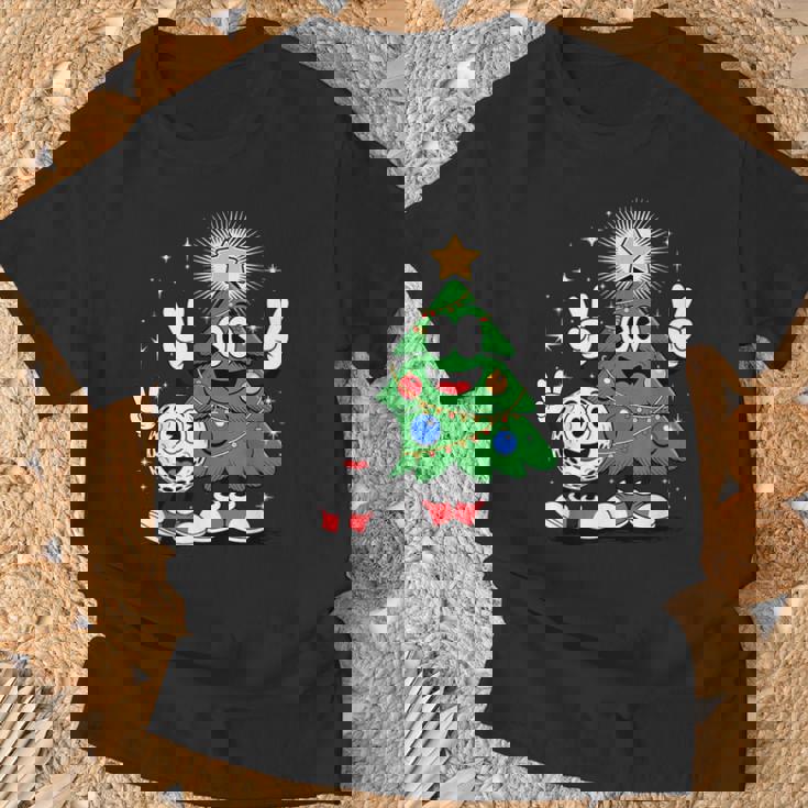 Navidad Árbol Golf X-Mas Golfista Camiseta unisex Regalos para ancianos