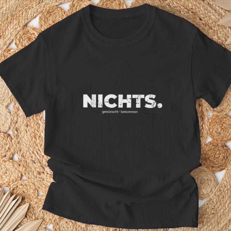 Nichts Geschenk I Wirchenken Uns Nichts Geschenk Lustig T-Shirt Geschenke für alte Männer