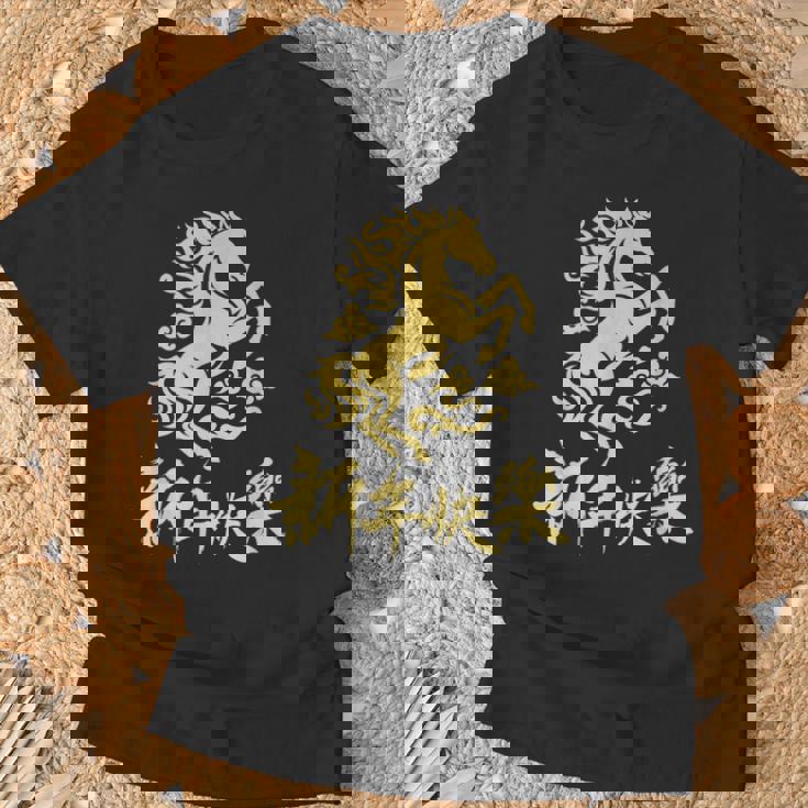 Nouvel An Chinois 2026 Année Du Zodiaque Cheval De Feu T-Shirt Cadeaux pour les vieillards