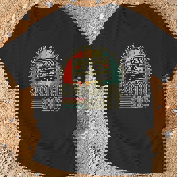 Original 2007Intage 18º Cumpleaños Para Nacidos En 2007 Camiseta unisex Regalos para ancianos