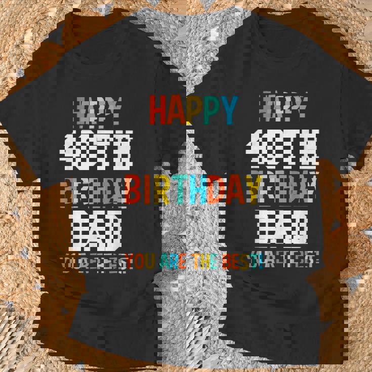 Papà 40° Compleanno Papà 40 Anni Maglietta Regalos para ancianos