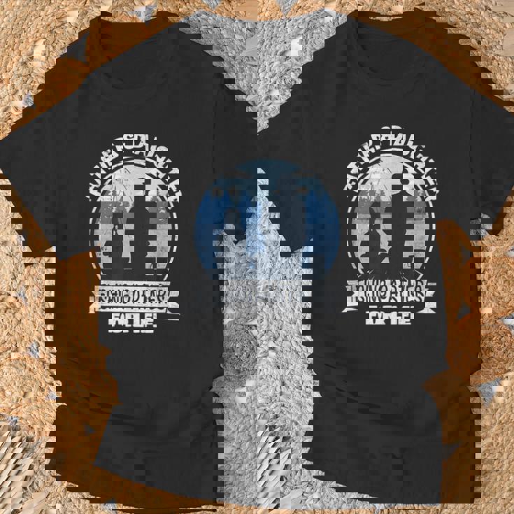 Papà E Figlia Che Pescano Insieme Papà E Figlia Che Pescano Maglietta Regalos para ancianos