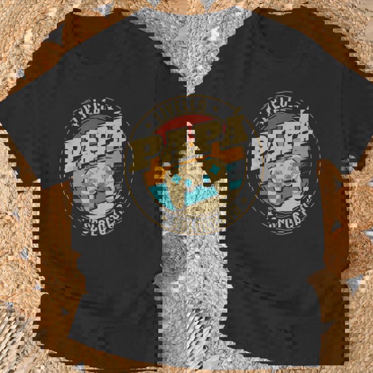 Papà Livellobloccatoideo Giochi Gamer Maglietta Regalos para ancianos