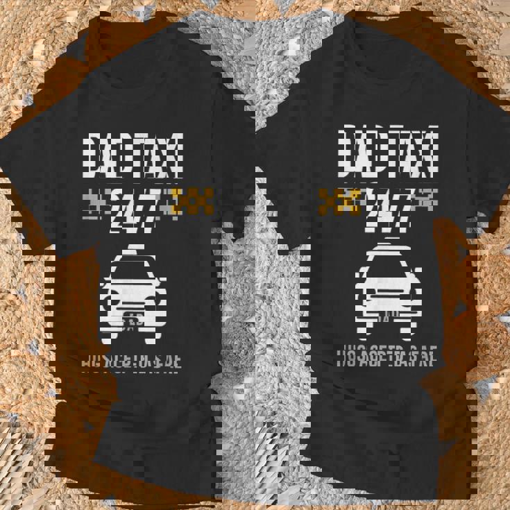 Papà Taxi 247 Abbracci Accettati Tariffa Grafica Maglietta Regalos para ancianos