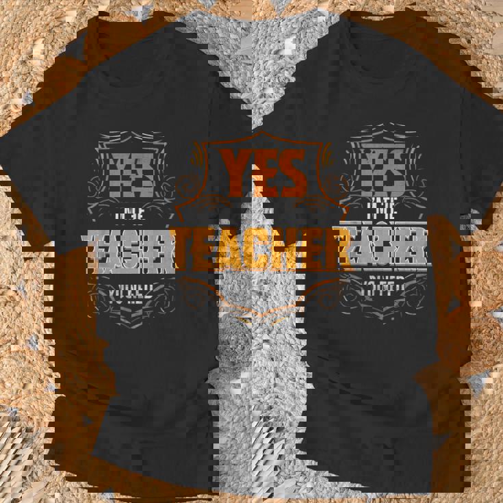 Retro Profession I'm The Teacher Tシャツ 高齢者への贈り物