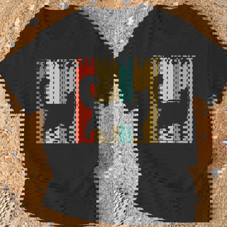 Somali -Omali ソマリ ネコ 長袖tシャツ Tシャツ 高齢者への贈り物