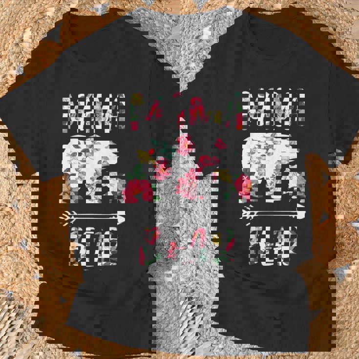 Tenues Florales Assorties Maman Ours Un Petit T-Shirt Cadeaux pour les vieillards