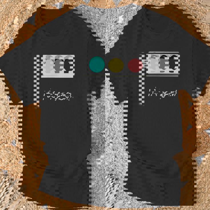 Traffic Light It's Green 信号機 メンズ レディース おしゃれ ユニーク おもしろ Tシャツ 高齢者への贈り物
