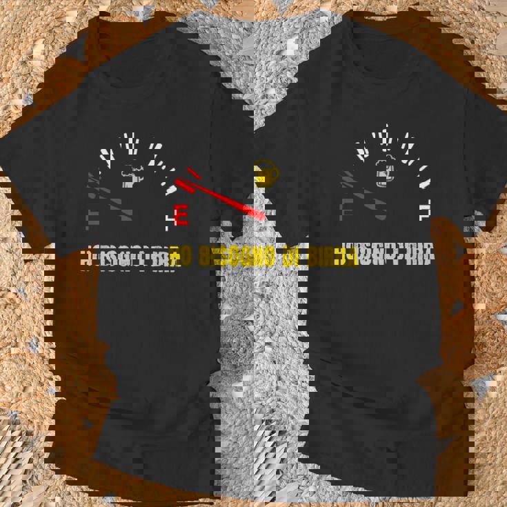 Uomo Ho Bisogno Di Birra Divertenti Papà Birre Artigianali Maglietta Regalos para ancianos