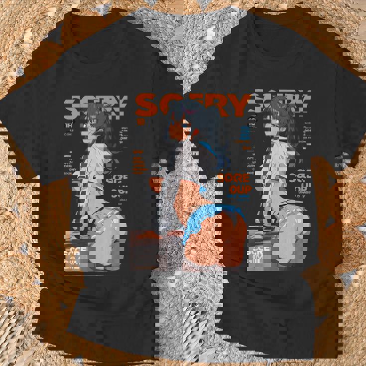 Waifu セクシー アニメ 女の子 モデル 表紙 和風 Tシャツ 高齢者への贈り物