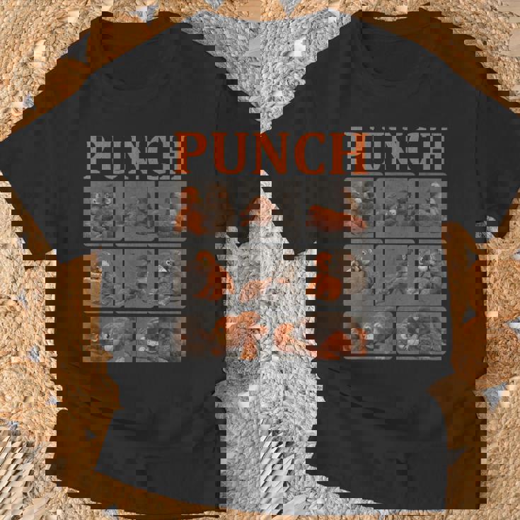 かっこいいパンチかわいい猿 Tシャツ 高齢者への贈り物