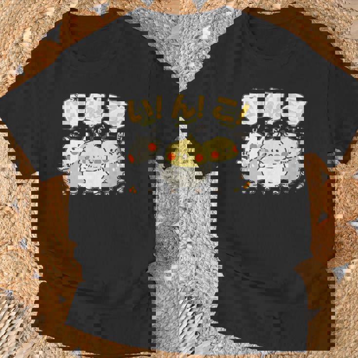 かわいい オカメインコ ユニークイラスト イラスト 丸い 鳥 【Cockatiel】 Tシャツ 高齢者への贈り物