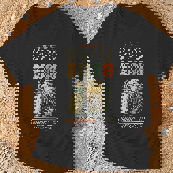 じいじ2026・もうすぐおじいちゃん・じいじになる・ベビーのお知らせ Tシャツ 高齢者への贈り物