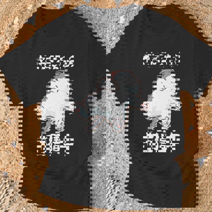 やる気スイッチ故障中 犬 猫 犬好き かわいい おもしろ 面白い 長袖tシャツ Tシャツ 高齢者への贈り物