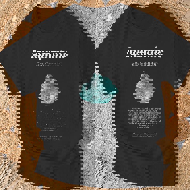 アクアマリンクリスタル 意味 アクアマリンの意味 定義 Tシャツ 高齢者への贈り物