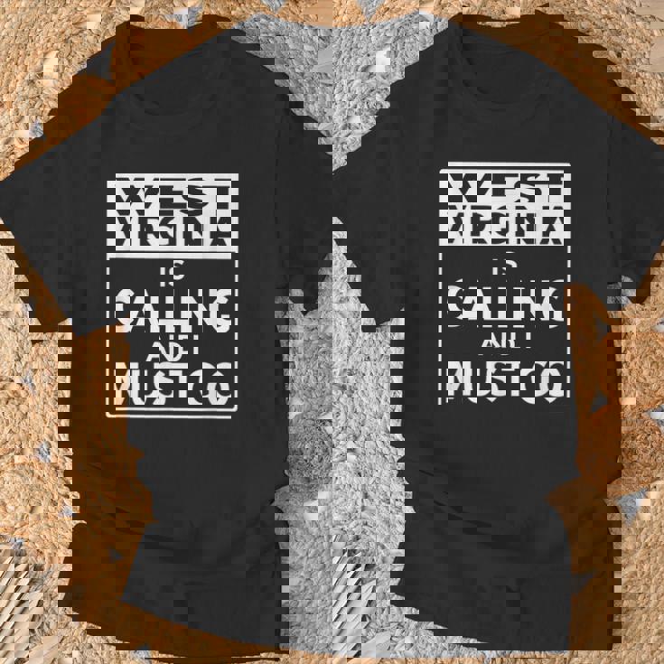 ウェストバージニアtシャツ Westirginia Is Calling And I Must Go Tシャツ 高齢者への贈り物