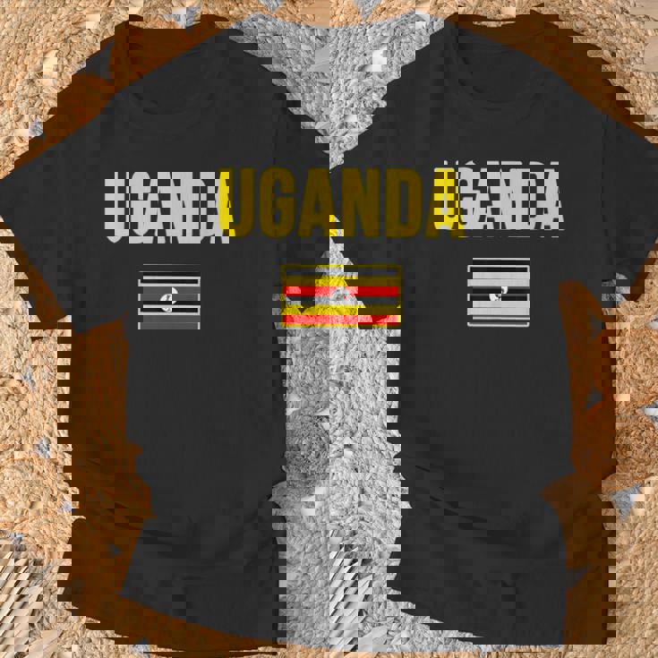 ウガンダ ウガンダの国旗 Tシャツ 高齢者への贈り物