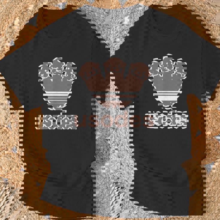 ウソデス Usodes かわうそです。《ブラウン 茶》コツメカワウソ かわいい ブランド パロディ 面白い Tシャツ 高齢者への贈り物