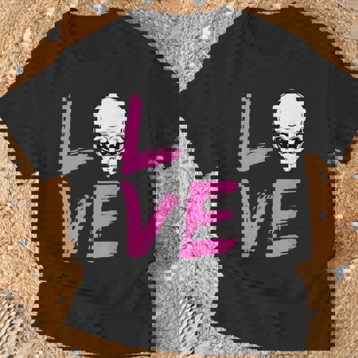 エイリアンラバーtシャツ エイリアンフェイス Ufo ファニーtシャツ Tシャツ 高齢者への贈り物