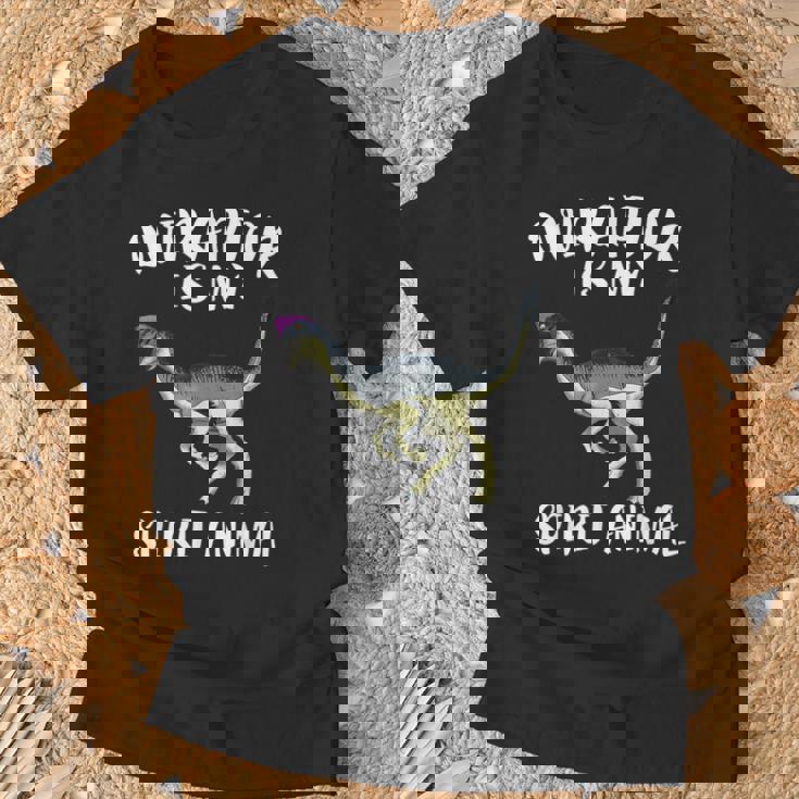 オビラプトルは俺の精霊動物恐竜好き Tシャツ 高齢者への贈り物