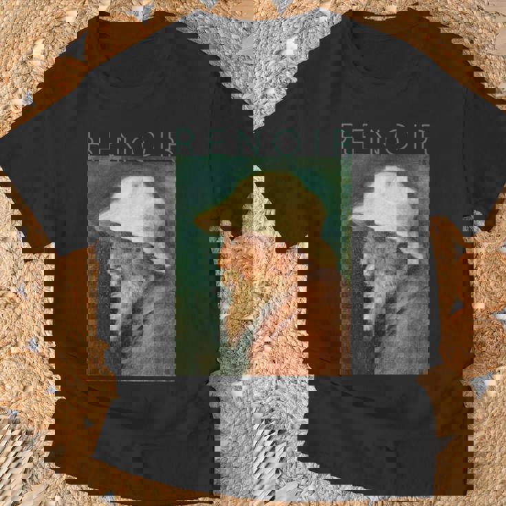 オーギュスト・ルノワール自画像 Tシャツ 高齢者への贈り物