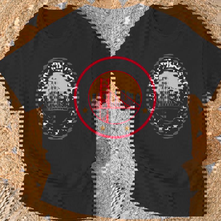 カリフォルニア サンフランシスコ シティ ギフト ブリッジ お土産f Tシャツ 高齢者への贈り物