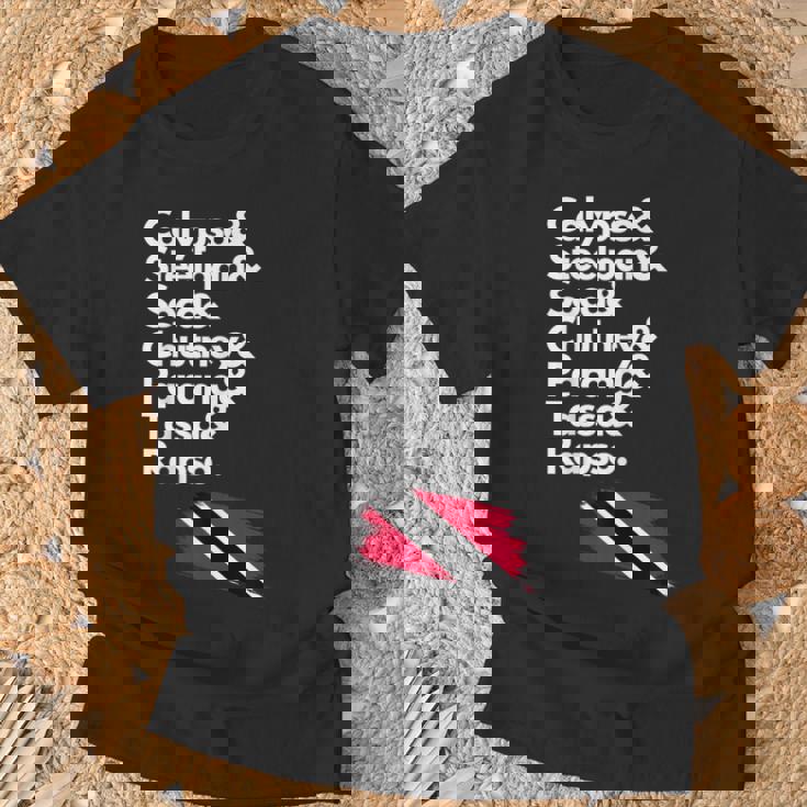 カリプソ スティールパン ソカ チャツネ パラン タッサ ラプソ トリニダード Tシャツ 高齢者への贈り物