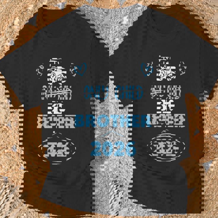 キッズ 一人っ子に取り消し線を引いたトラクター ビッグ ブラザー 2026 Tシャツ 高齢者への贈り物