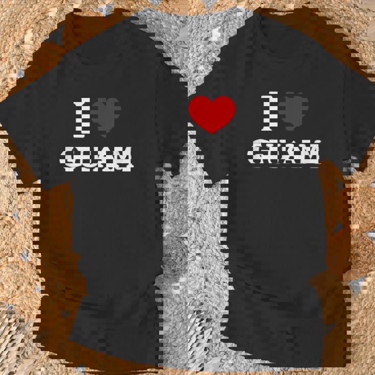 グアムアイハートグアムお土産i Love Guam Tシャツ 高齢者への贈り物