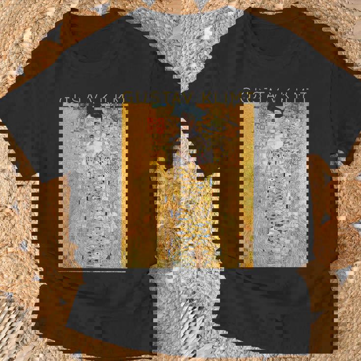 グスタフ・クリムト アデル・ブロッホ・バウアーの肖像 アーティスト向け Tシャツ 高齢者への贈り物