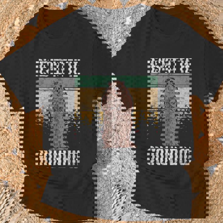 グラウンド・ホッグ Respect The Groundhog Tシャツ 高齢者への贈り物