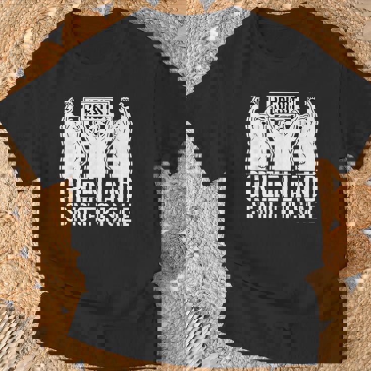 グリーンランドは非売品 シロクマ グリーンランド デンマーク Tシャツ 高齢者への贈り物