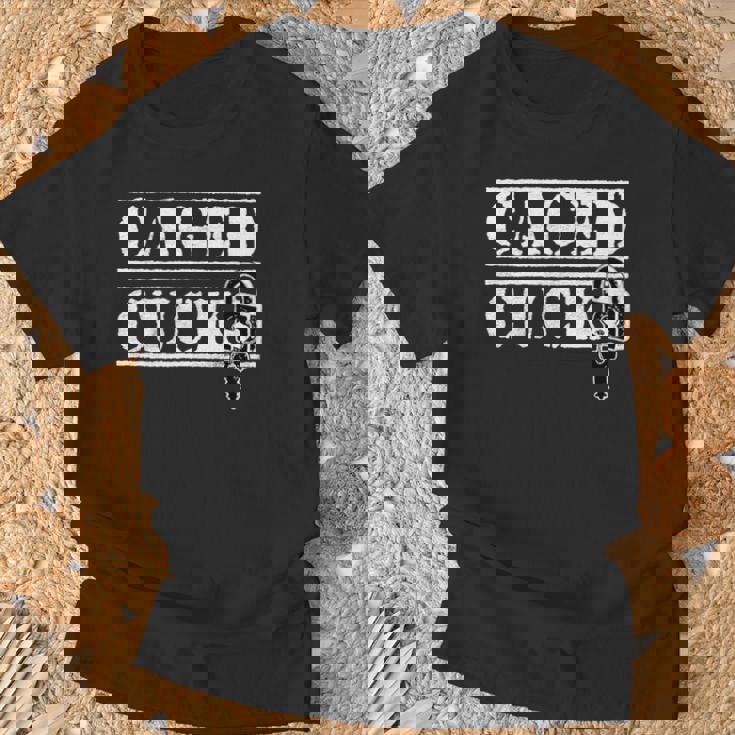 ケージドされた従順なコック、フェムドム カッコド 男性 貞操プレイ 長袖tシャツ Tシャツ 高齢者への贈り物