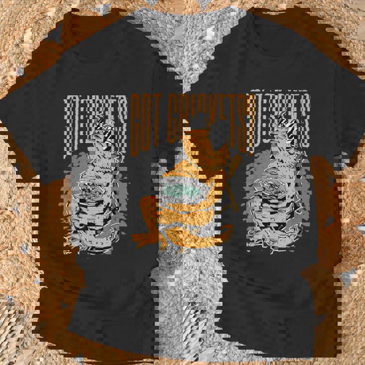 コオロギを手に入れましたか？フトアゴヒゲトカゲ Tシャツ 高齢者への贈り物