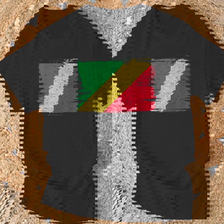 コンゴ民主共和国 旗 Democratic Republic Congo Flag Pride Proud Tシャツ 高齢者への贈り物