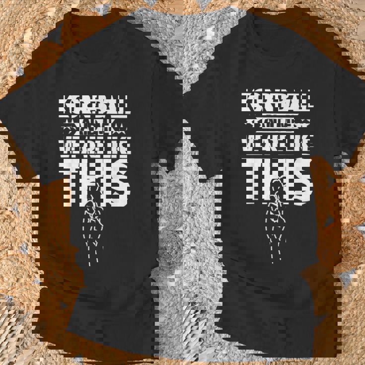 コーフボールと私、こんな感じです Tシャツ 高齢者への贈り物