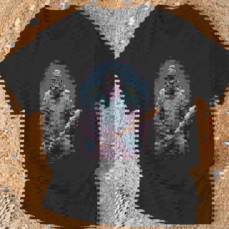 ゴリラ遊び 野球 おもしろい ゴリラ 野球選手 Tシャツ 高齢者への贈り物