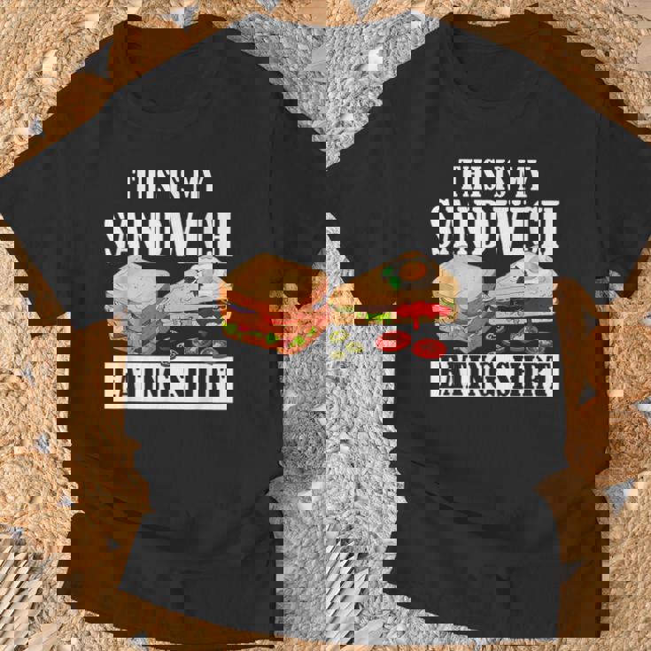 サンドイッチ服 This Is Myandwich Eating Tシャツ 高齢者への贈り物